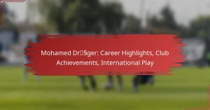 Mohamed Dräger: Career Highlights, Club Achievements, International Play